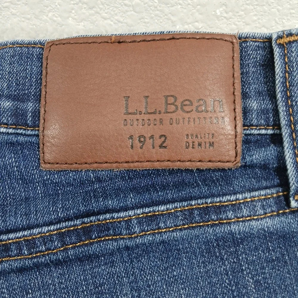 L.L.Bean Made in Mexico BeaFlex Standard Fit‎ Jeans Men 38X34 Blue Cotton